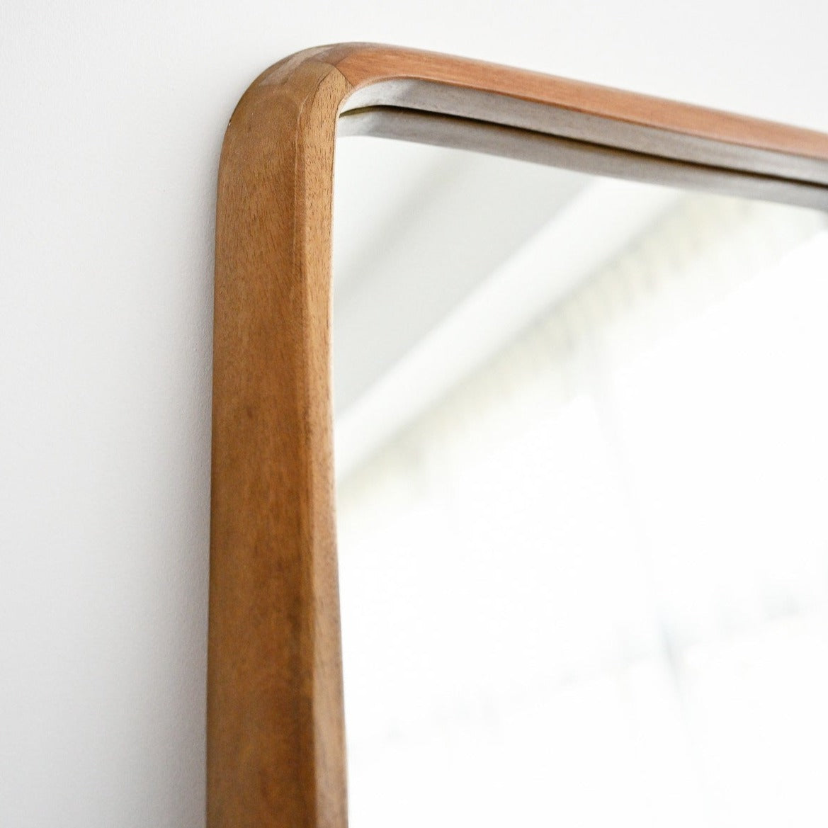 Exotic Wood Mirror - Natural - 60cm x 200cm