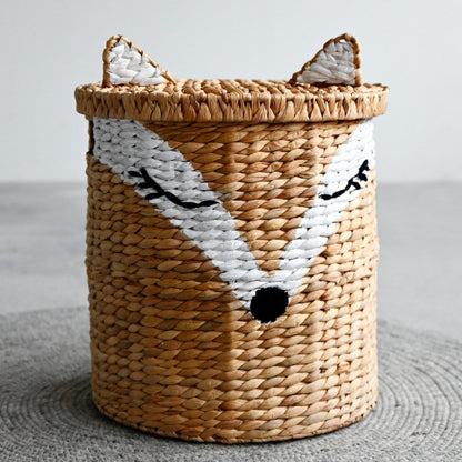 Fox Water Hyacinth Basket