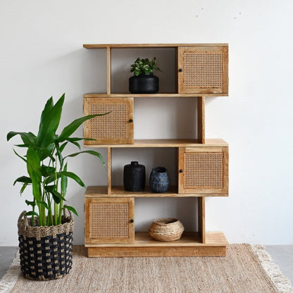 Gili Offset Bookshelf - Natural