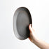 Matte Slate Grey Long Oval Plate