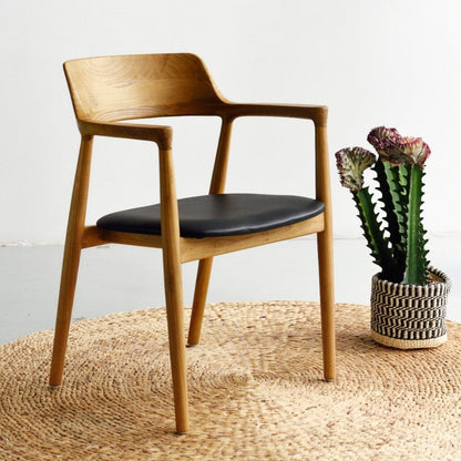 Kennedy Dining Chair With Black Seat
