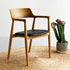 Kennedy Dining Chair With Black Seat