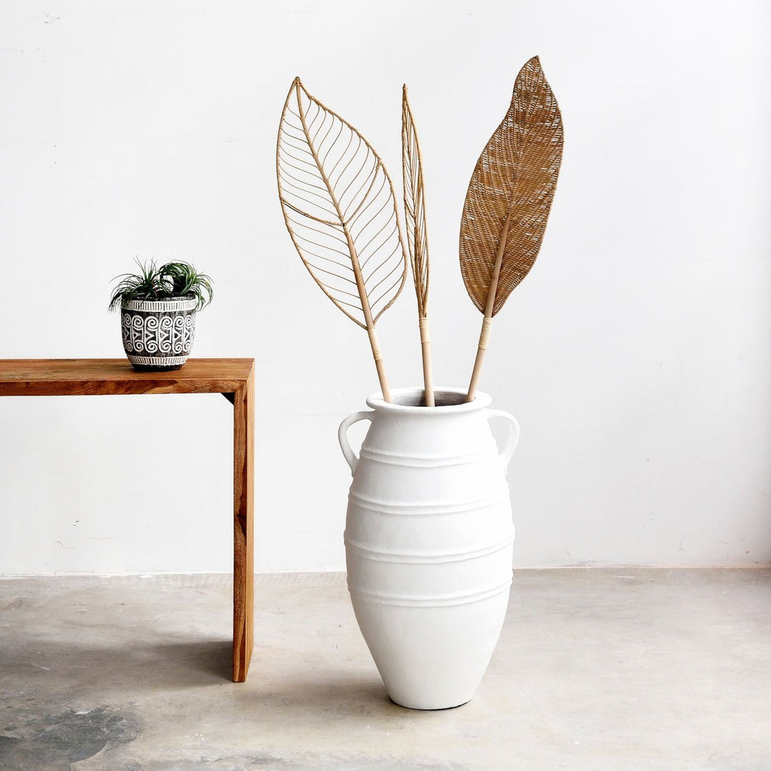 White Kuta Vase