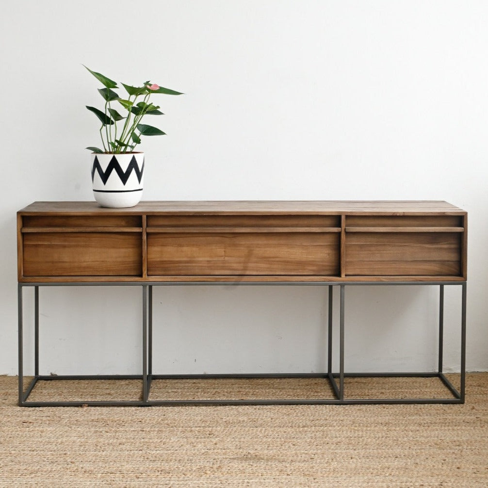 Lola 3 Drawer Sideboard - 180cm - Natural