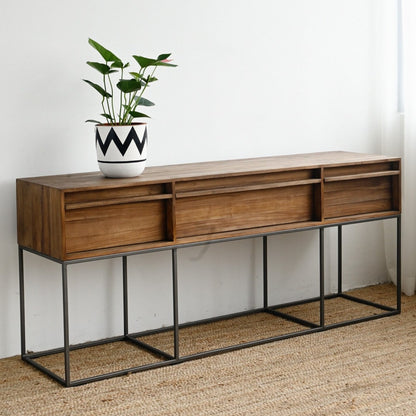 Lola 3 Drawer Sideboard - 180cm - Natural