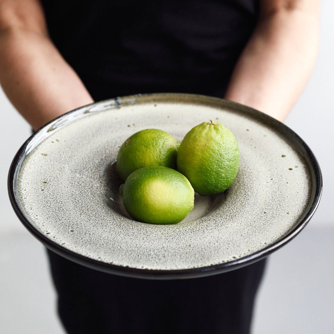 Wide Rim Glossy Pistachio Green Bowl