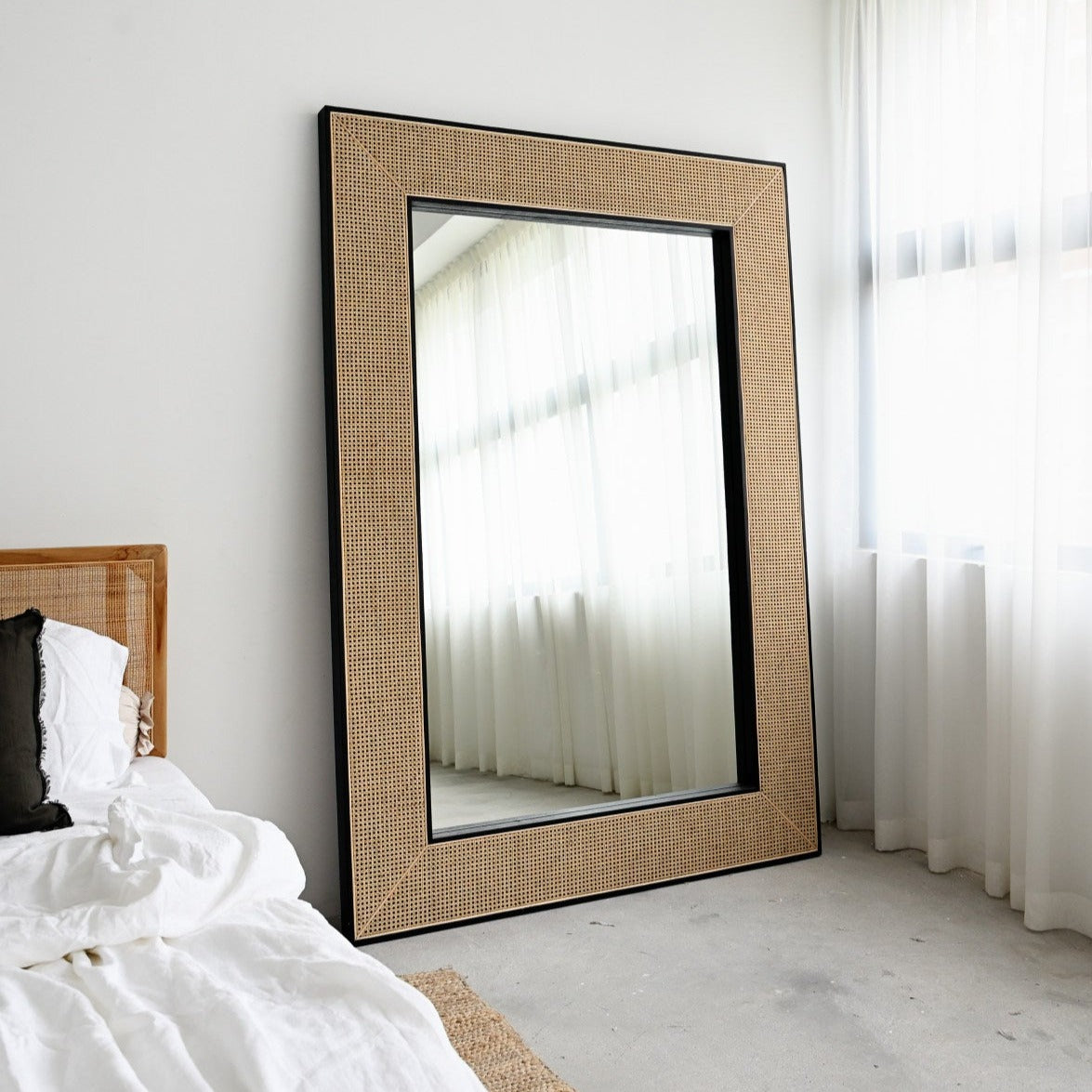 Molly Rattan Mirror - 160cm x 230cm