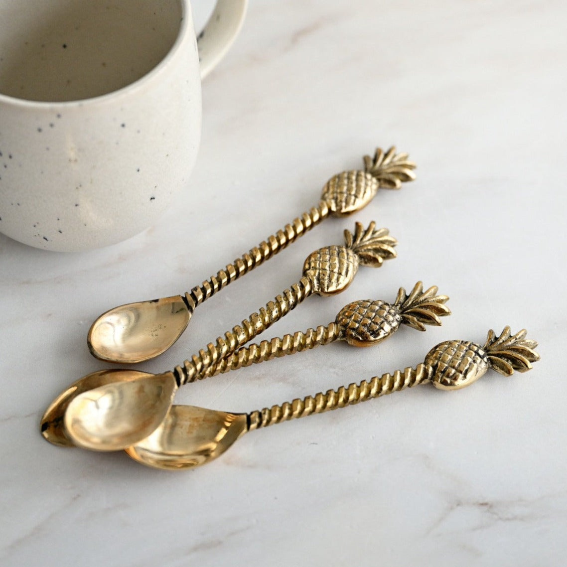 Brass Pineapple Teaspoon