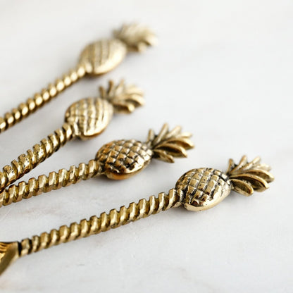 Brass Pineapple Teaspoon