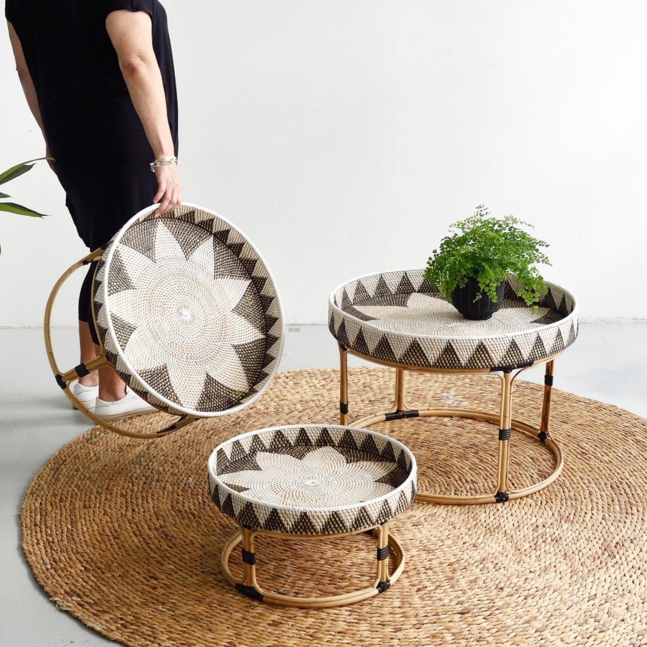 Round Table Tray - Bohemian