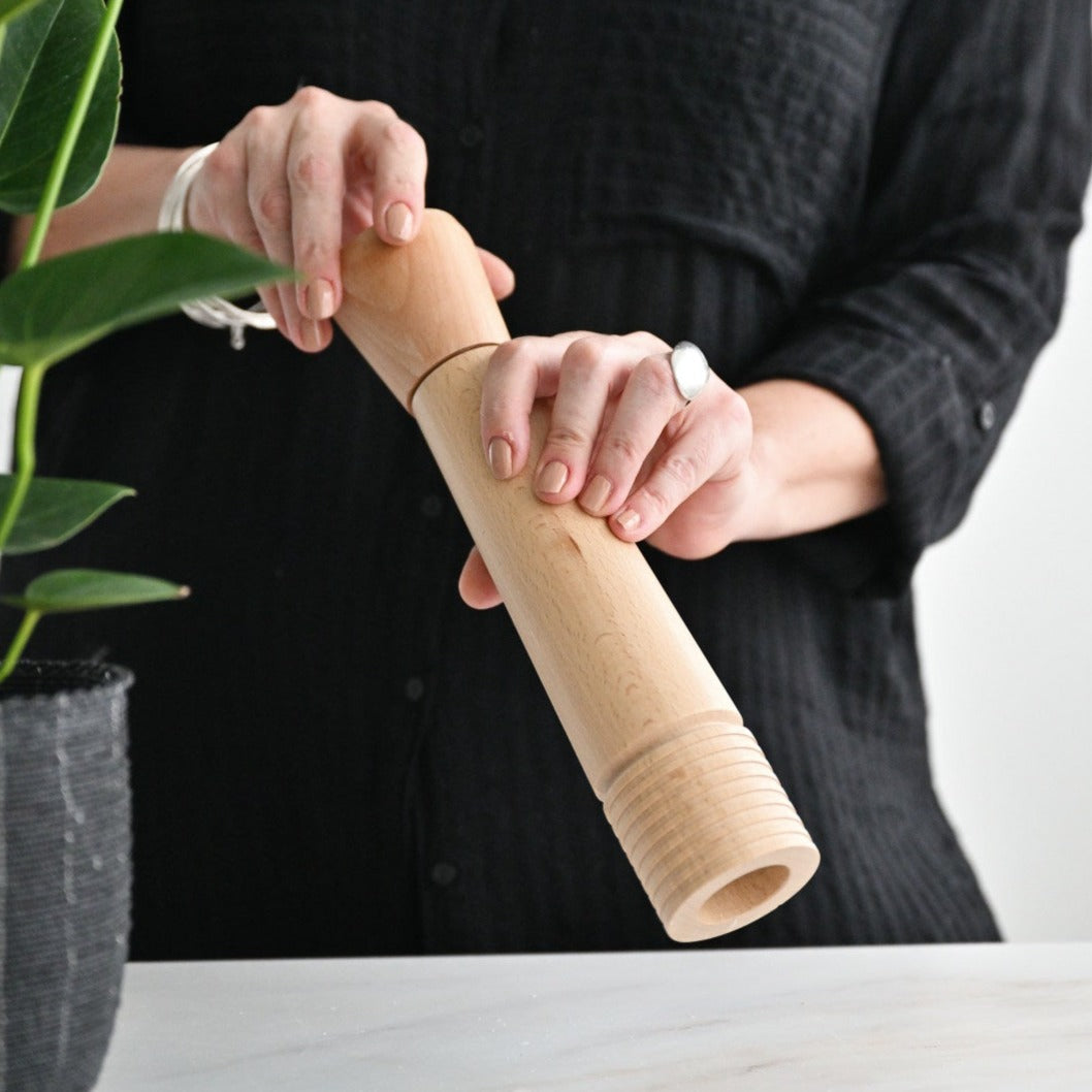 Grind Capstan Natural Salt And Pepper Mill