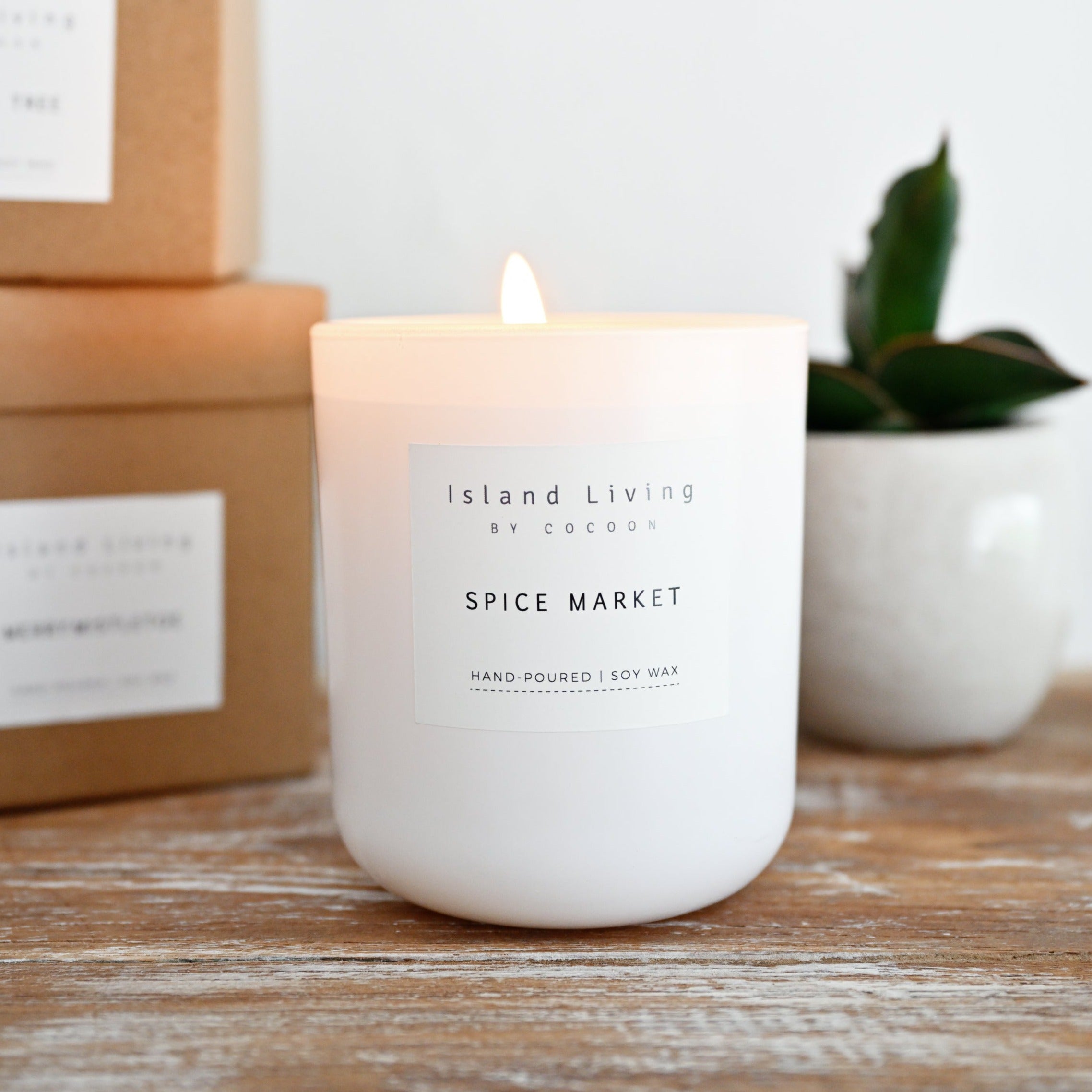 Spice Market Island Living Soy Candle