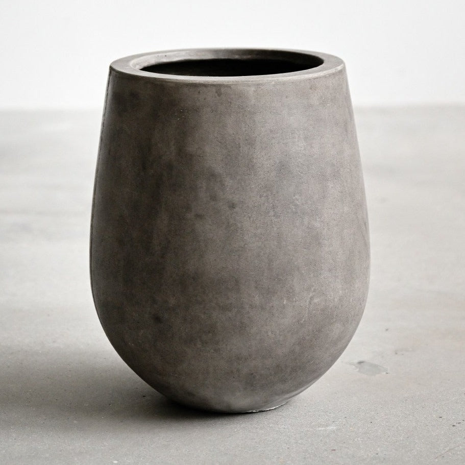 Tulip Concrete Pot - Grey