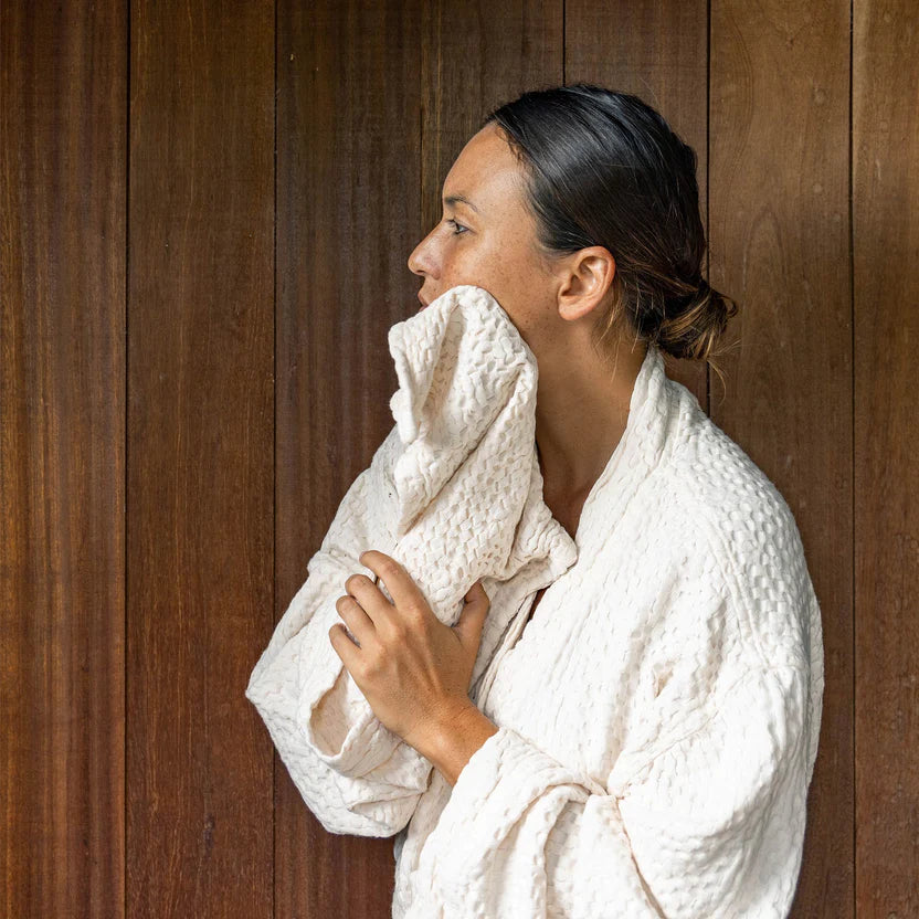 Heveya Vegan Cotton Face Towel