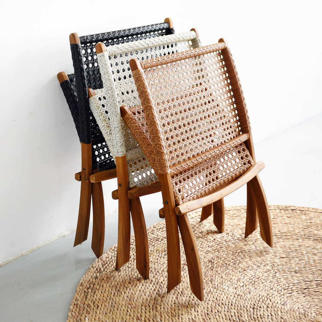 Venezuela Folding Chair - Grey - Furniture