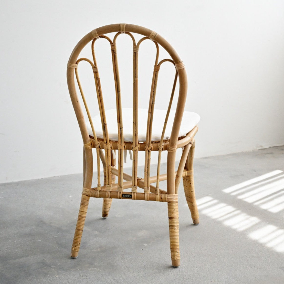Vine Rattan Dining Chair with Cushion Seat – Island Living