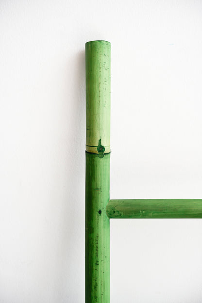 Green Bamboo Ladder close up