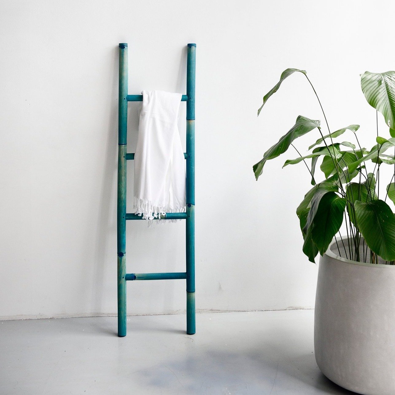 Blue Bamboo Ladder