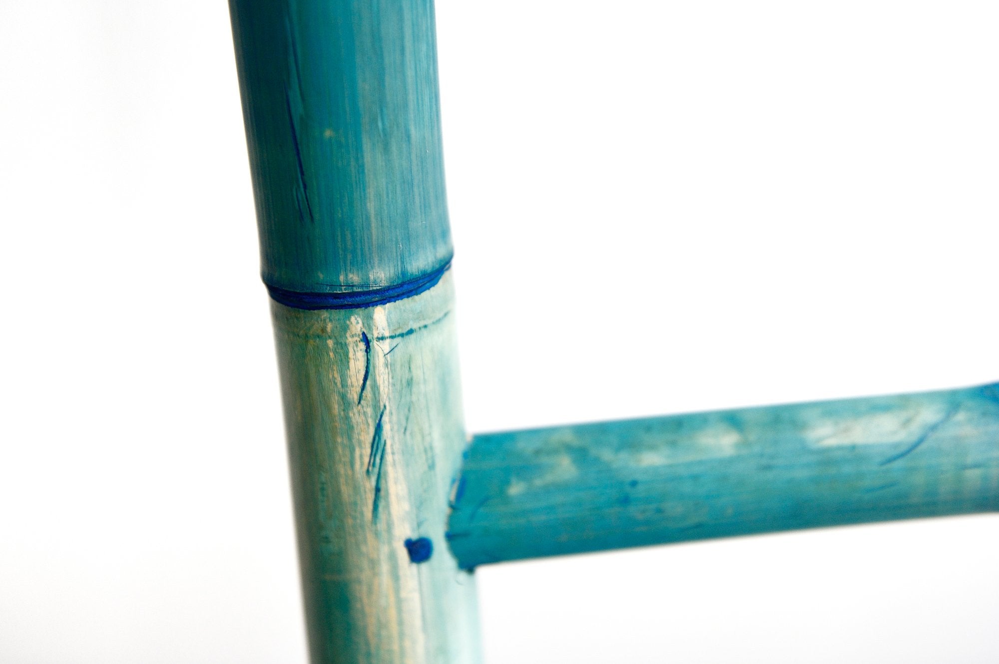 Blue Bamboo Ladder