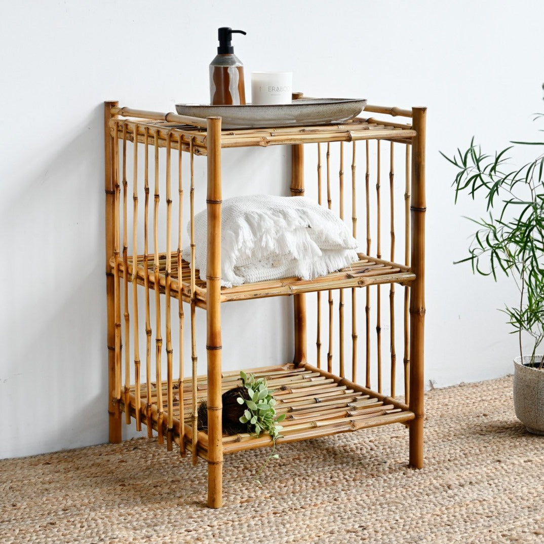 Small Bungalow Bamboo Shelf