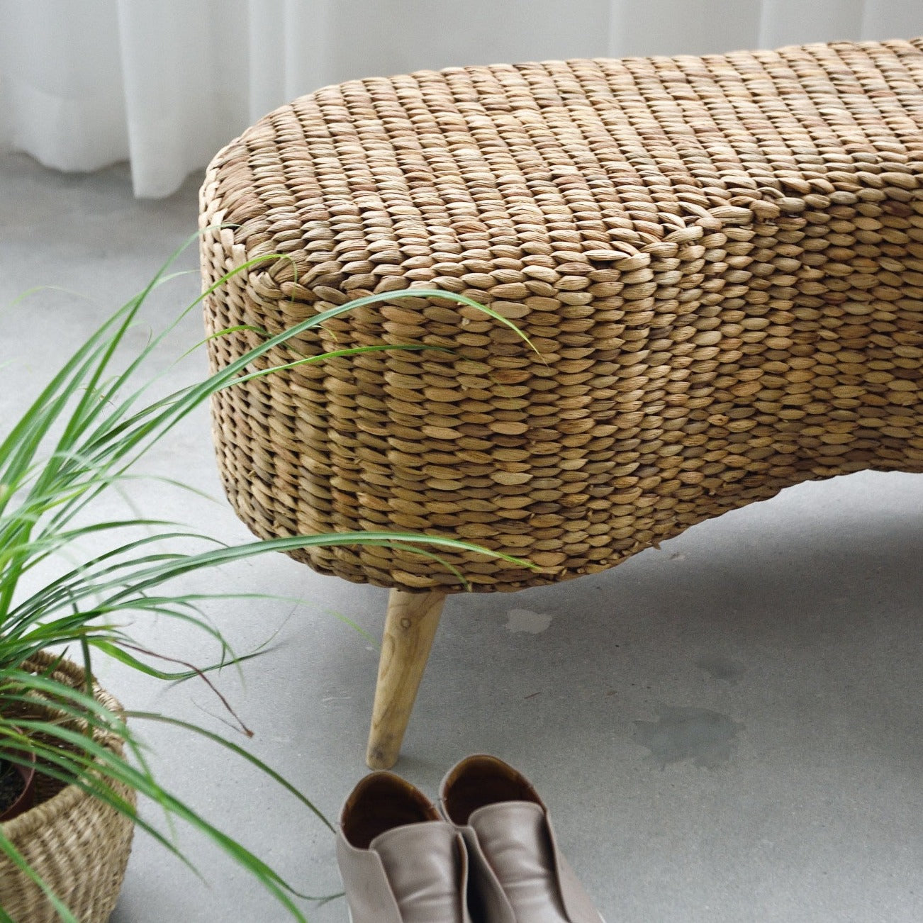 Water Hyacinth 2 Seater Bench