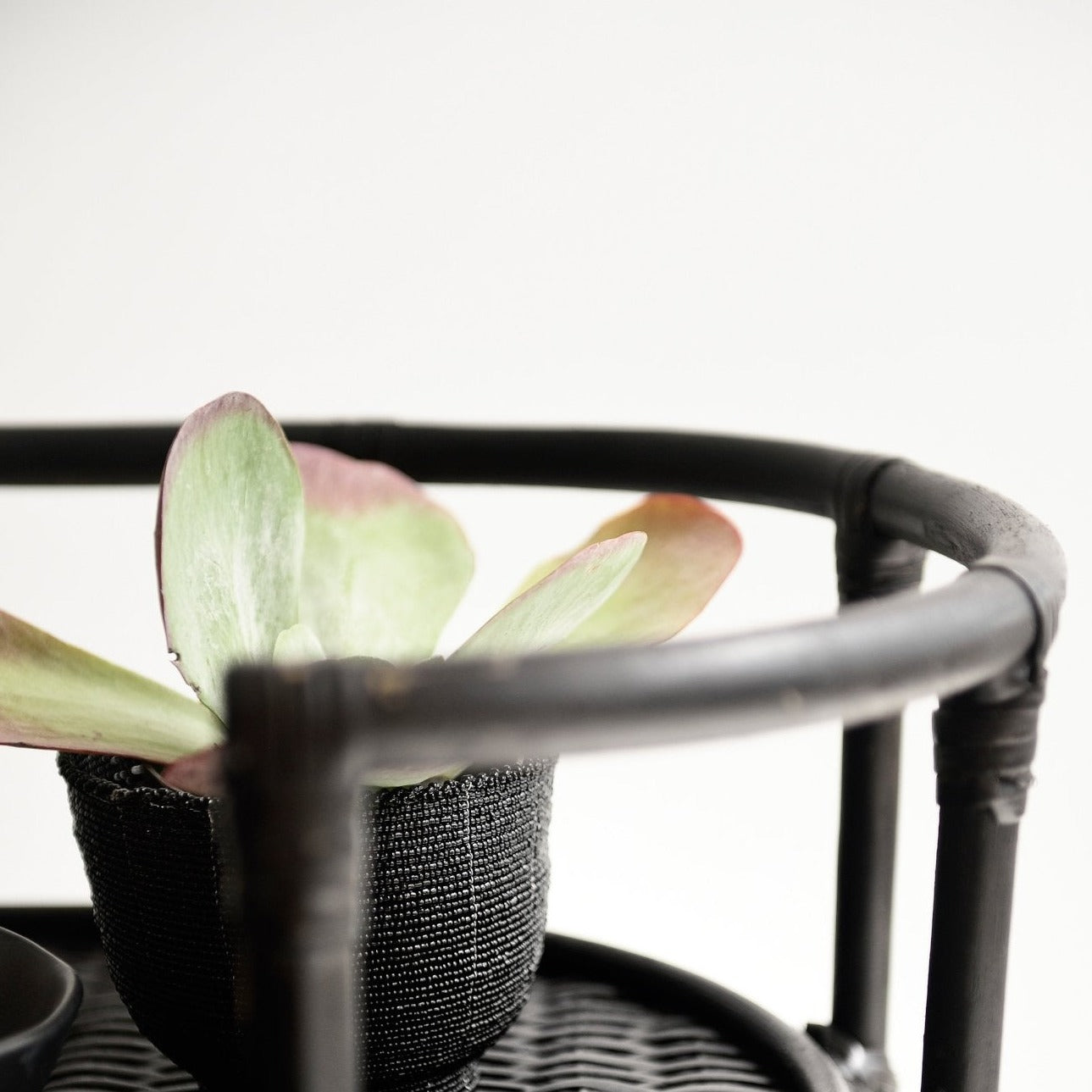 Black Bungalow Bar Cart close up