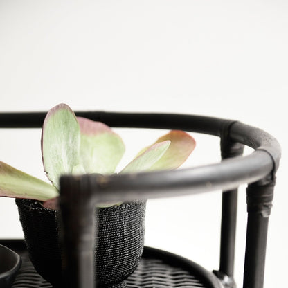 Black Bungalow Bar Cart close up