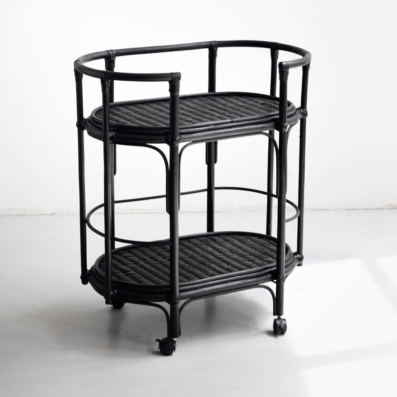 Black Bungalow Bar Cart