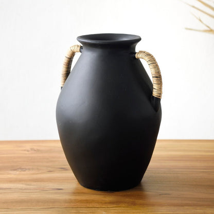 Black Canggu Pottery Vase