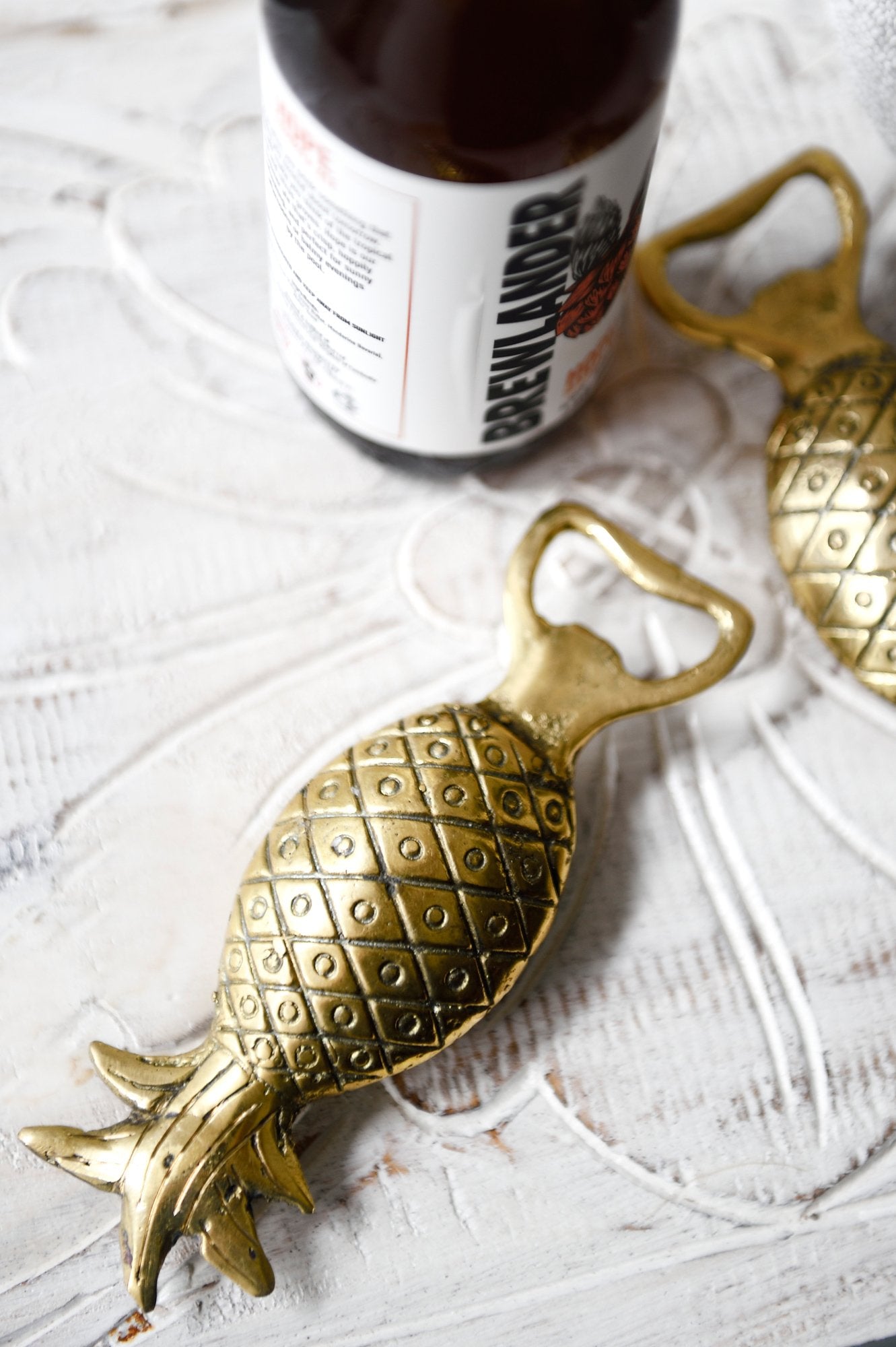 Brass Pineapple Bottle Opener