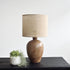 Small Table Lamp - Burnt Brown