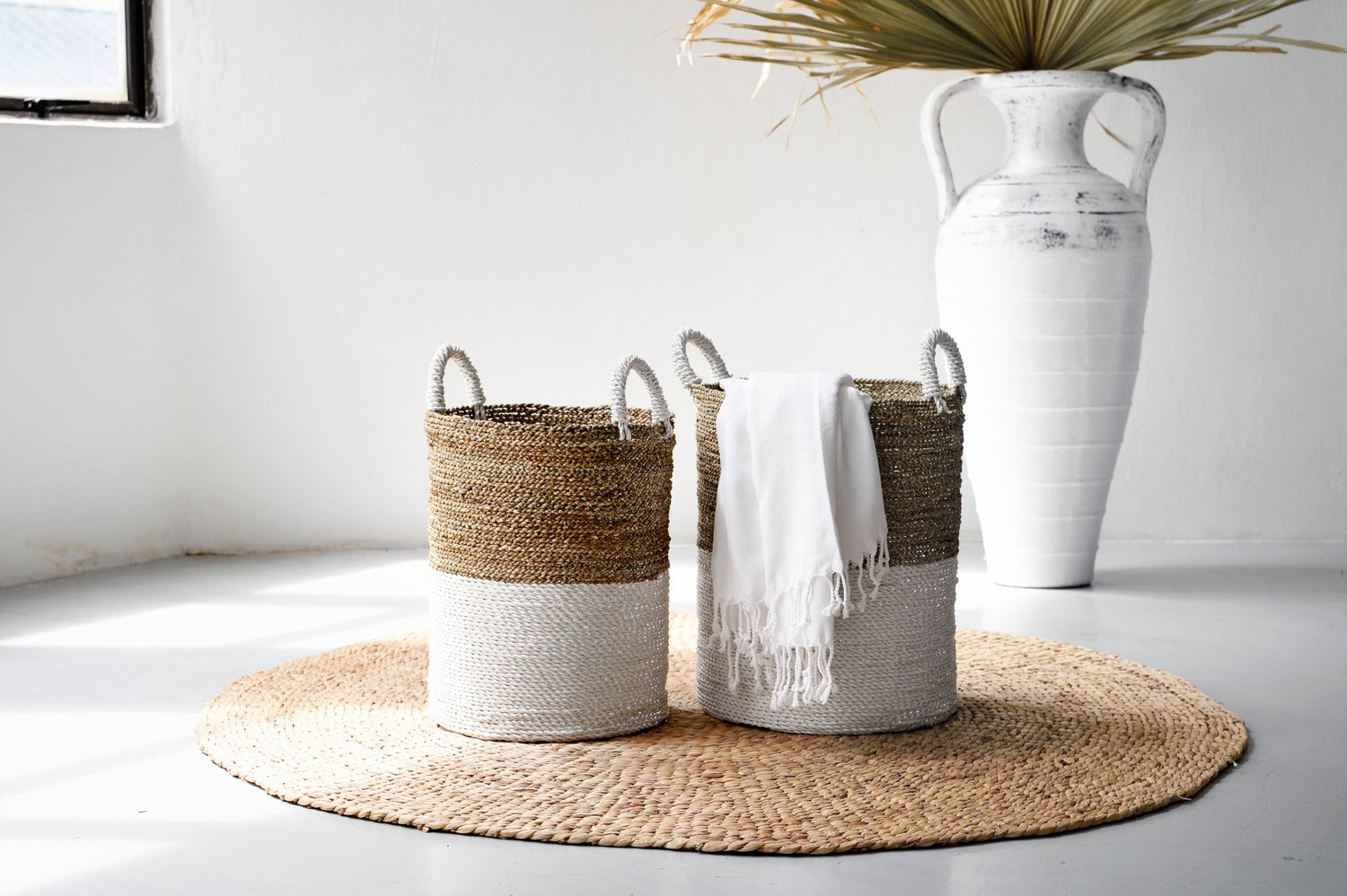Byron Bay Basket - White