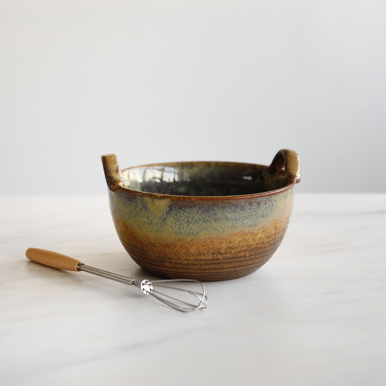 Dahlia Bowl With Whisk