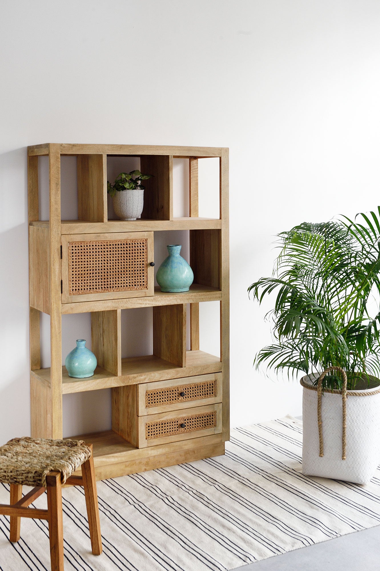 Gili Rectangular Bookshelf - Natural