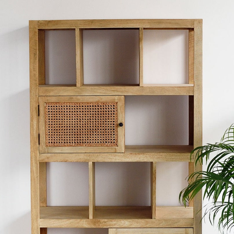 Gili Rectangular Bookshelf - Natural