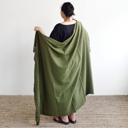 Olive Green Amirah Throw