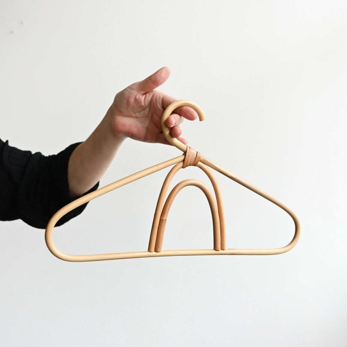 Rattan Coat Hangers - Set of 5
