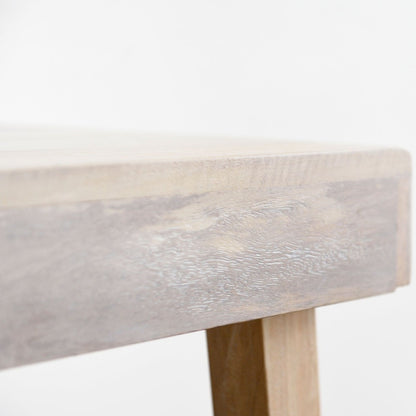 Lowanu Angled Leg Desk - White Wash