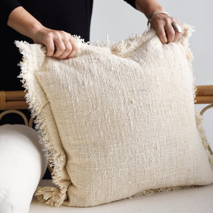 Luxe Fringed Cushion - Square 55 x 55cm - Cushions