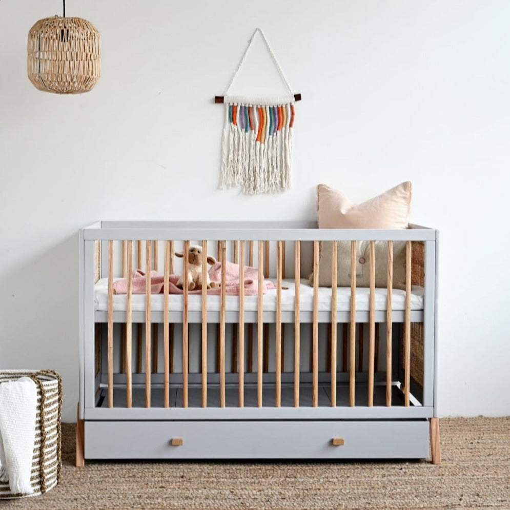 Marelia Baby Bed - Grey