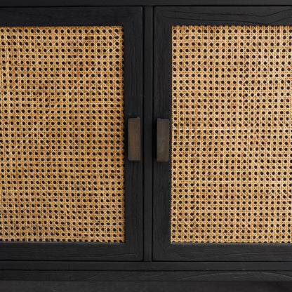 Molly 4 Door Sideboard - Black