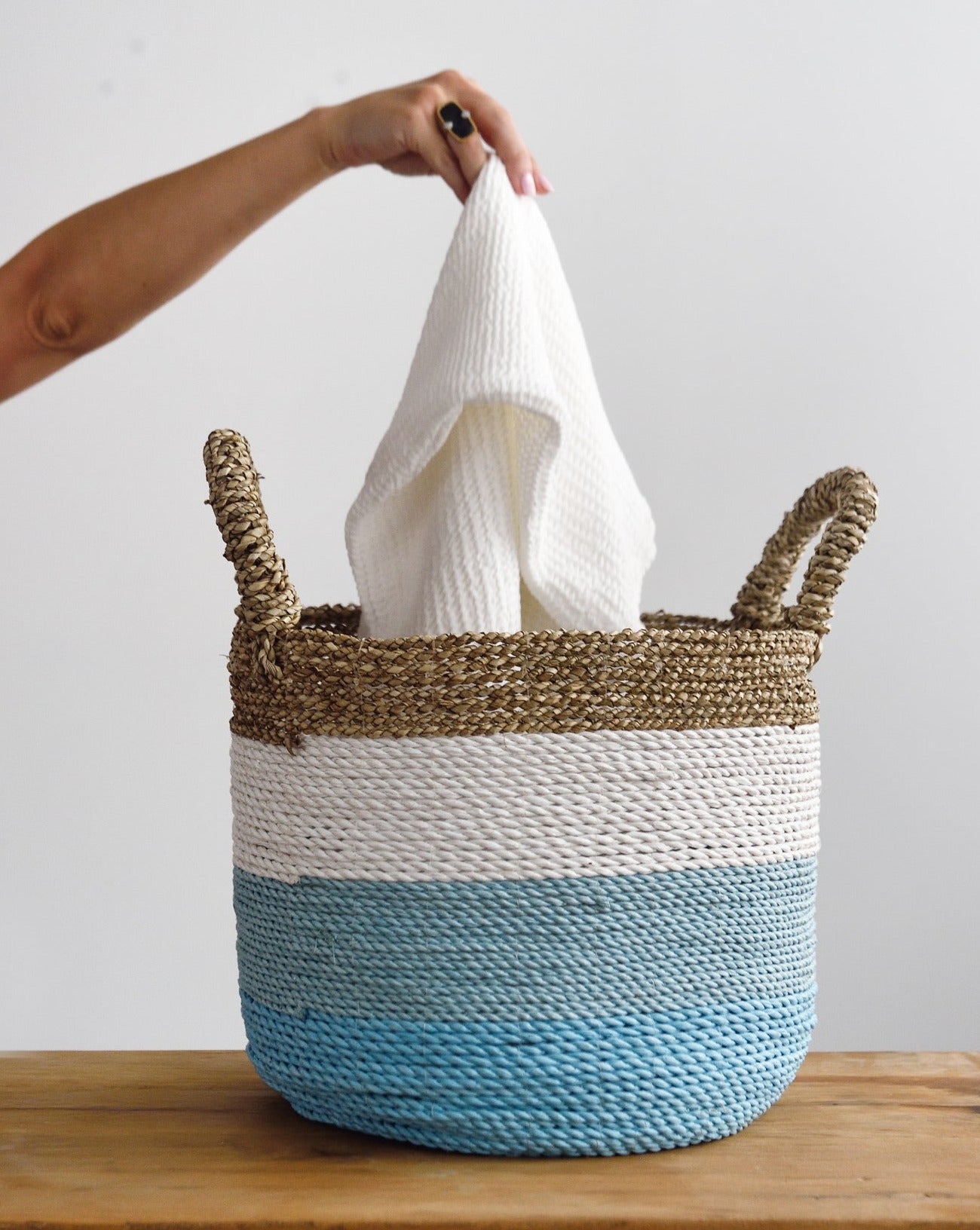 Mykonos Banana Leaf Basket
