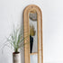 Rattan Arched Mirror - Natural - Decor