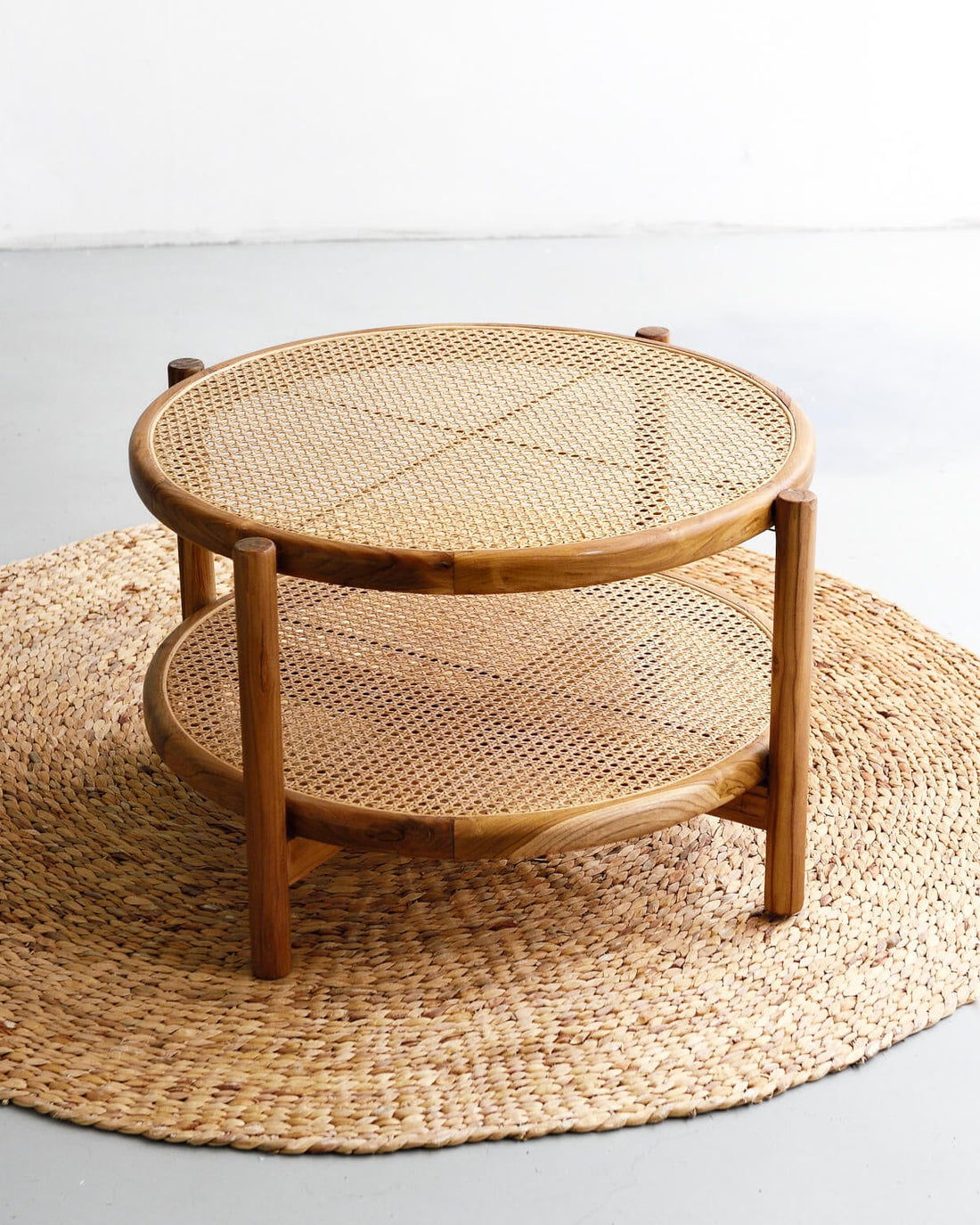 Rattan Coffee Table - 70cm - Furniture