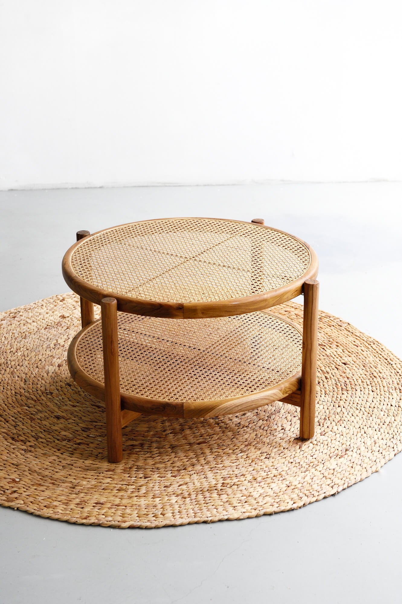 Rattan Coffee Table - 70cm - Furniture