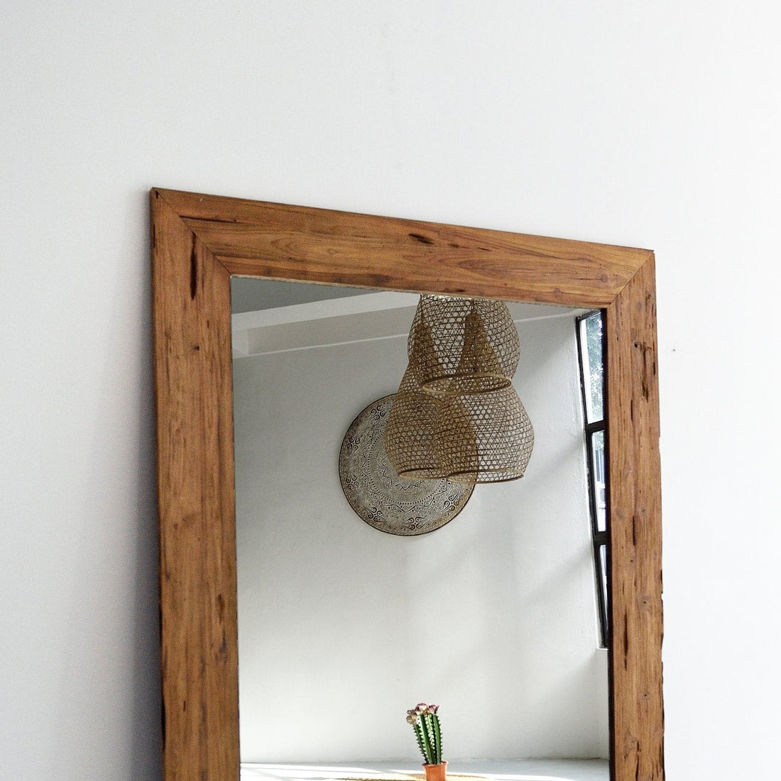 Reclaimed Teak Mirror - 160cm x 230cm - W160cm x H230cm - 