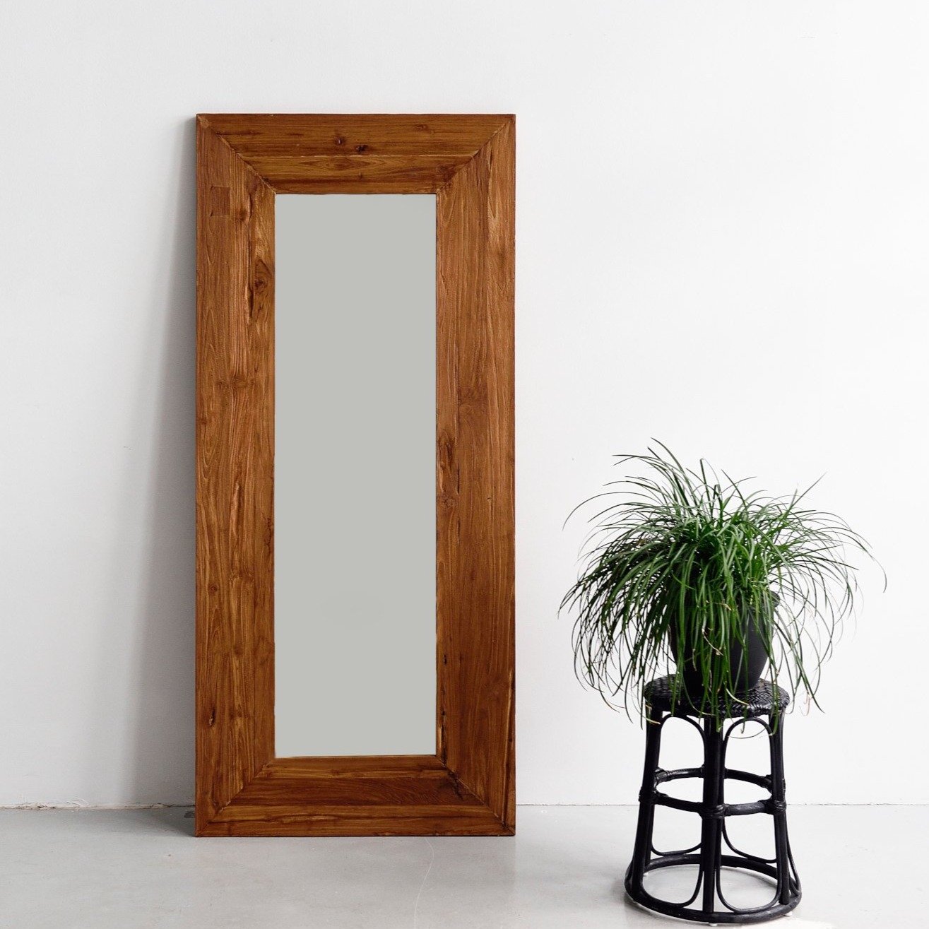 reclaimed teak mirror