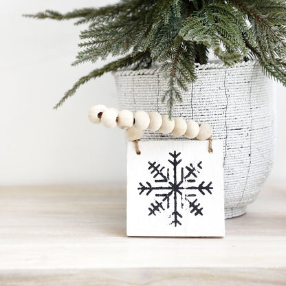 Snowflake Hanging Ornament