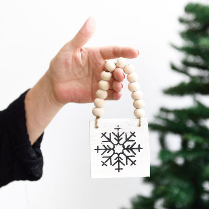 Snowflake Hanging Ornament