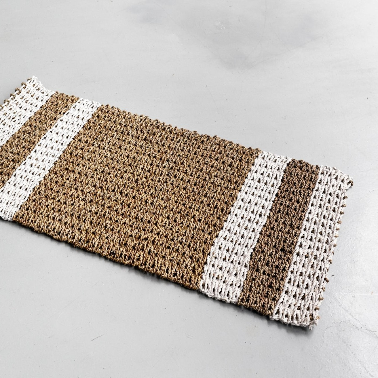Stripe Pattern Floor Mat - Decor